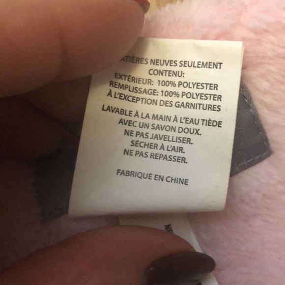 Blankets & Beyond Rabbit Lovey Plush Bunny Pink Security Blanket Fluffy Soft - Picture 8 of 11